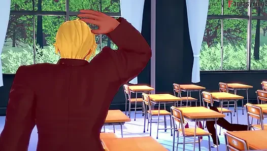Öğretmen Rossweisse'i neredeyse siktim ama sonunda Kuroka'dan bir sakso çektim - dxd ntr çılgınlığı
