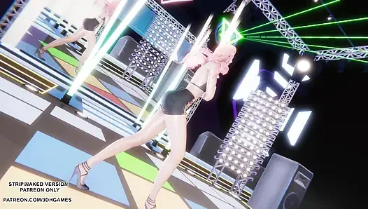 MMD ZWEIMAL - ICH KANN MICH nicht AUFHALTEN, Seraphine Kpop Dance League of Legenden hentai unzensiert 4K 60FPS