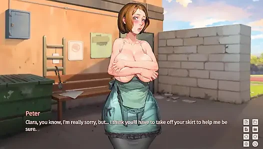 Taffy Tales: the Janitor Lady Exposes Herself on the Open in the College Campus - Episode 20
