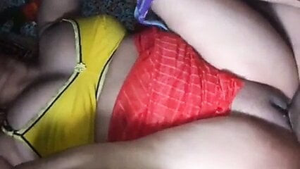 hot Indian cheating aunty got fucked when husband went to the office