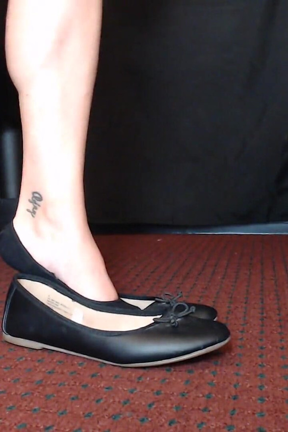 Liner Socks Black Ballet Flats Shoe Play