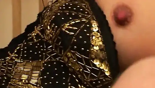 Blonde French Cougar Lick Balls