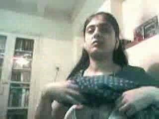 웹캠에서 섹스하는 임신한 인도 커플 - curb