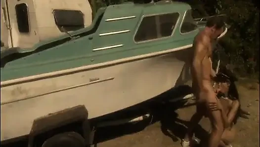 Marine Patrol in uniform Ficken hardcore auf der yacht