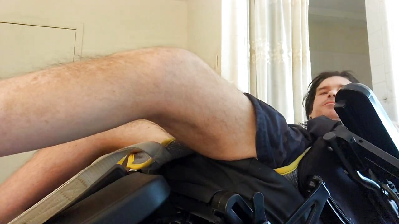 Kevy 69's Sexy Wheelchair Man Give you Two Orgasms to Cum with Him