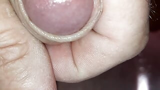 Wanking the dick nicely