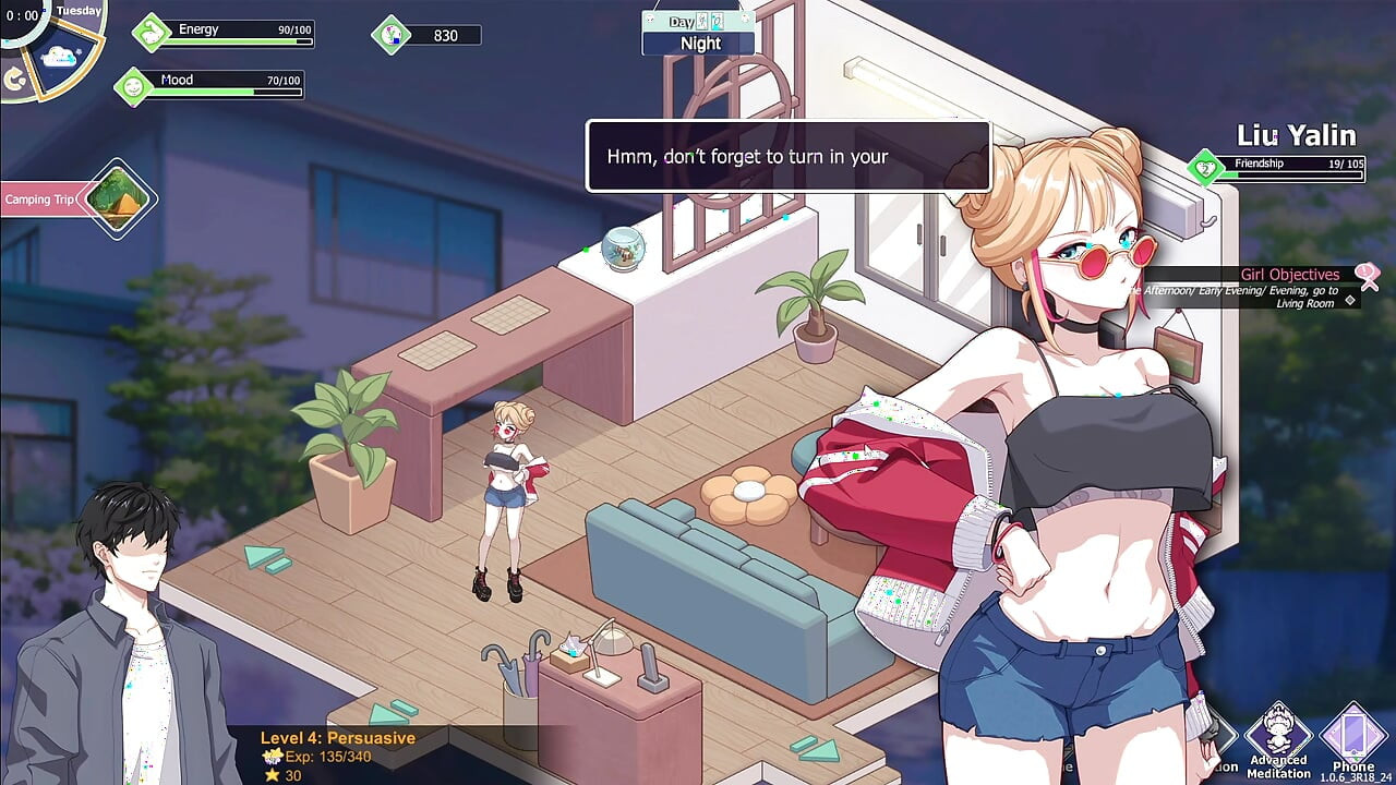 Happy student part 3! Washing machine sex!