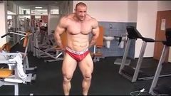 Str8 bodybuilder massive flexing