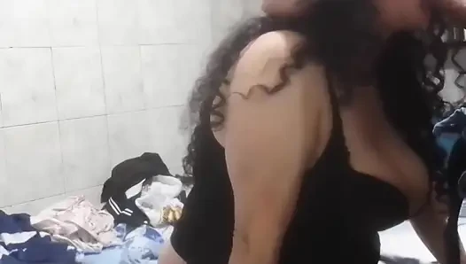 My Friend's Mom Saw My Porn Videos and Couldn't Resist Giving Me a Blowjob and I Fucked Her Deliciously!! I Left Her Very Satisf