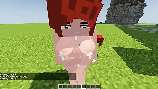 Beautiful girl dressed as a cow wants me to milk her and give her my milk