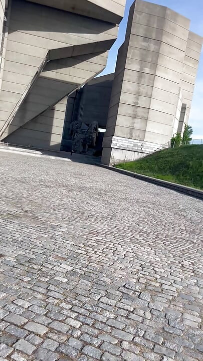 Soviet Monument Sex with the Anal Granny