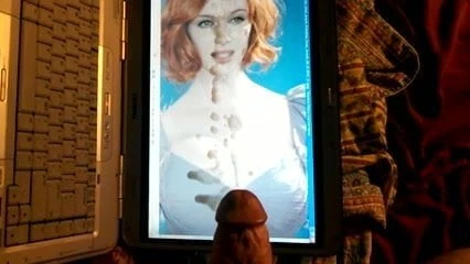 Christina Hendricks cum tribute