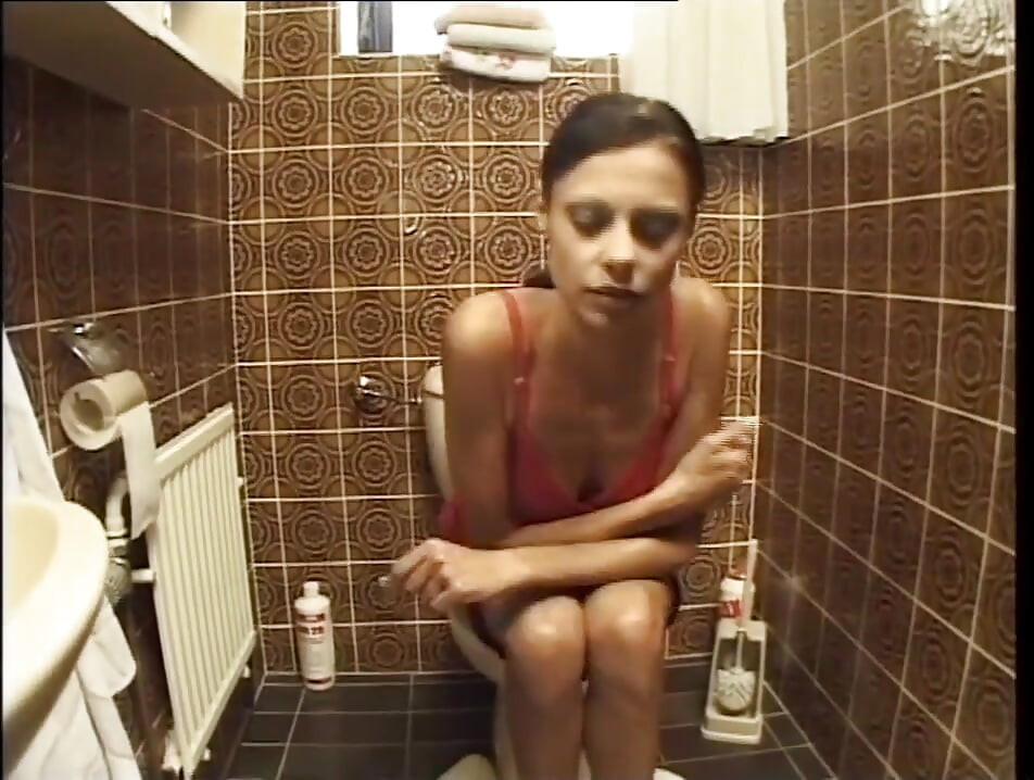A Skinny MILF Have Hard Sex Inside the Bathroom