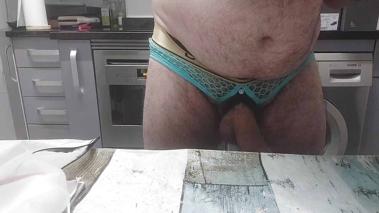 I fuck my tight ass and masturbate my big fat cock