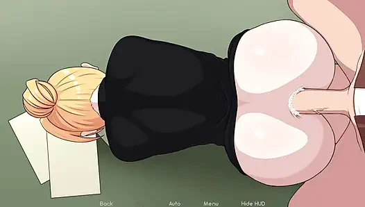 Büyük götlü sarışın pürüzsüz anal