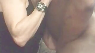 Interracial Black Muscle White Lad Anal & Titplay