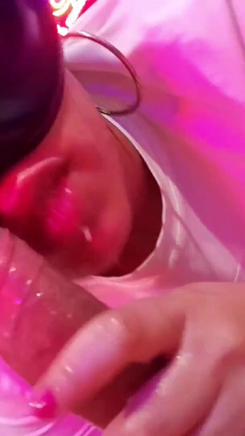 Spectacular moment from "A milf was touching her pussy when the neighbor knocked on the door, invited him to her room, and"