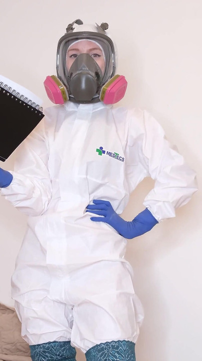 Hazmat Masturbation on the House