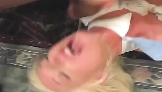 Blonde Babe Stretched Wide by Deep Fisting and Throbbing Cock