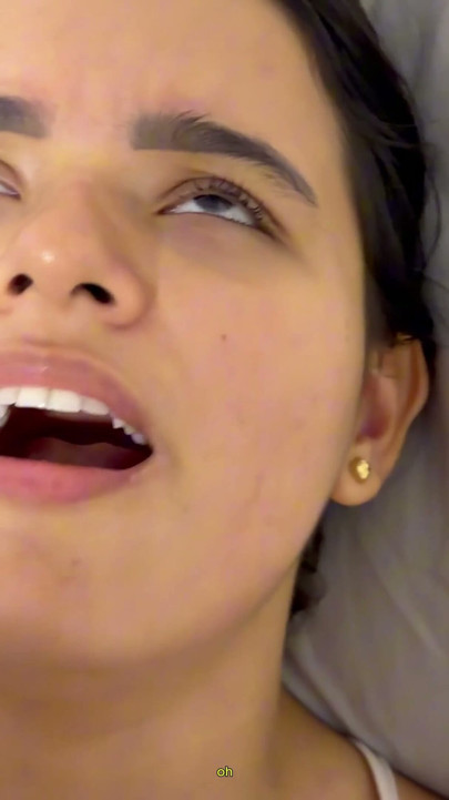 While I was fighting with my stepsister, something unexpected happened: my fat cock slipped inside her tight pussy. | Clip 2