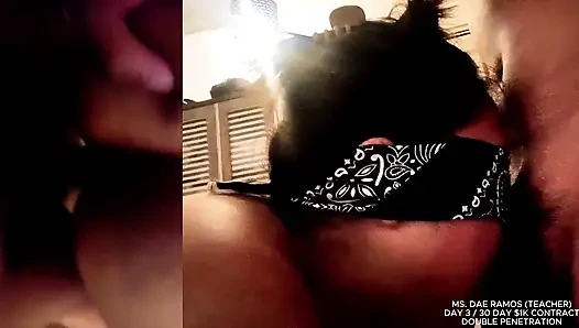 Hari ke-3 - guru filipina ngentot sama dua orang asing