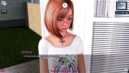 Sunshine love # 10: Jessica und johannes versuchen, dokumente zu finden