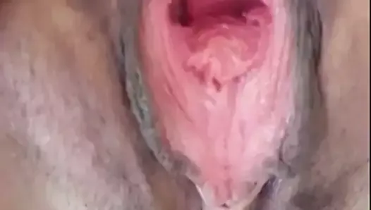 gaping vagina close-up