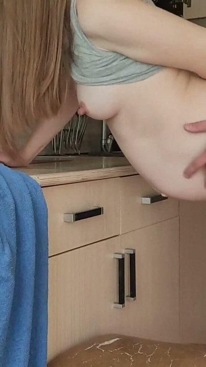 Hardcore dildo in the pussy of a pregnant beauty | Clip 3
