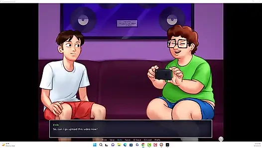 Kisah musim panas - johannes dan erik lagi nonton iwanka, iwanka nyepong kontol johannes di depan kamera