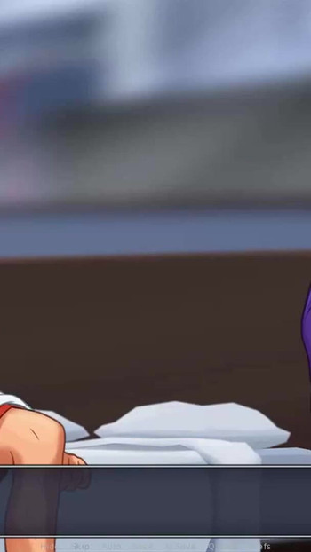 Captivating moment from "Summertime Saga: Stepmom Caught Her Stepson Masturbating On Her Underwear - Ep38"