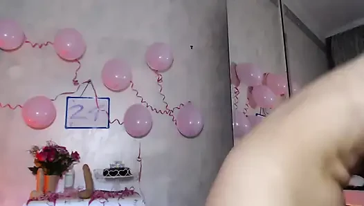Birthday Spanks and Nipple Clamps