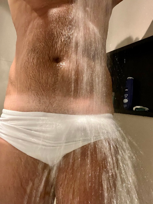 Shower time who want have shower with me