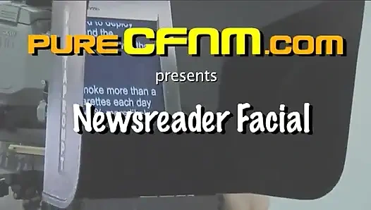 Видео на лицо для газеты Newsreader