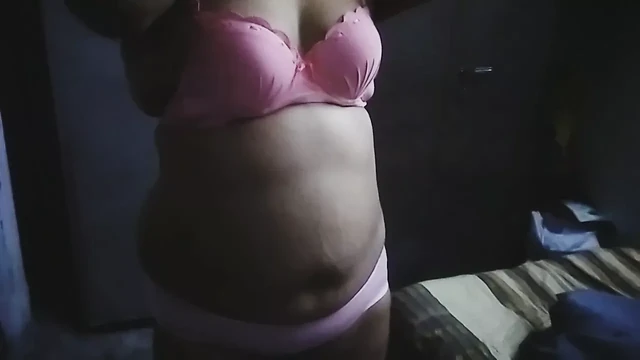Wife teasing while changing clothes