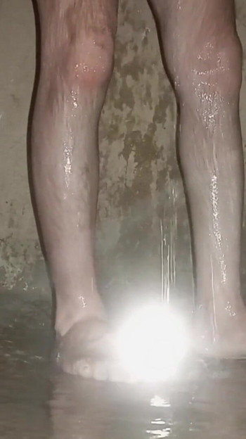 Spectacular moment from "My naked surveillance video"