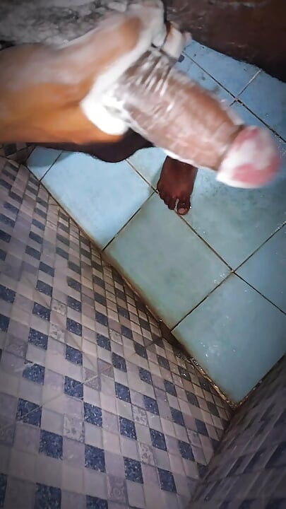 Big cock masterbating cum in shower