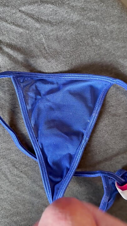 Cum on Wife's Panties 22
