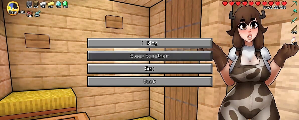 Minecraft Napaljeni zanat Dio 87 Napaljena Bicth Doji Svoju Kravlju Maćehu od Loveskysanhentai