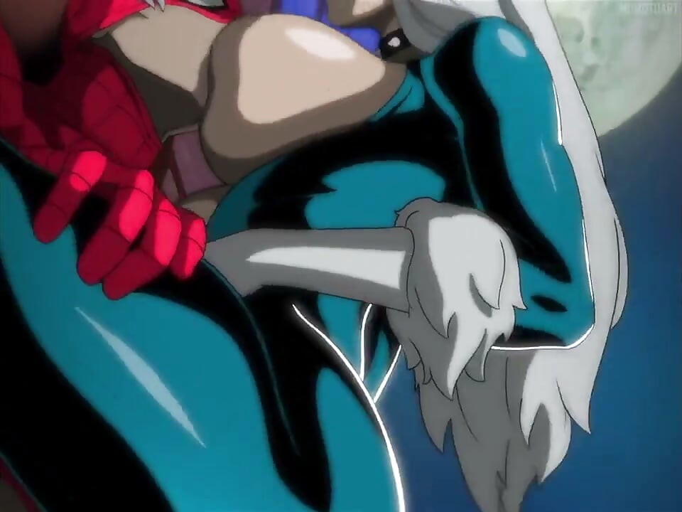 Spider Man Destroyed Black Cat Tight Pussy & Cummed Deep Inside