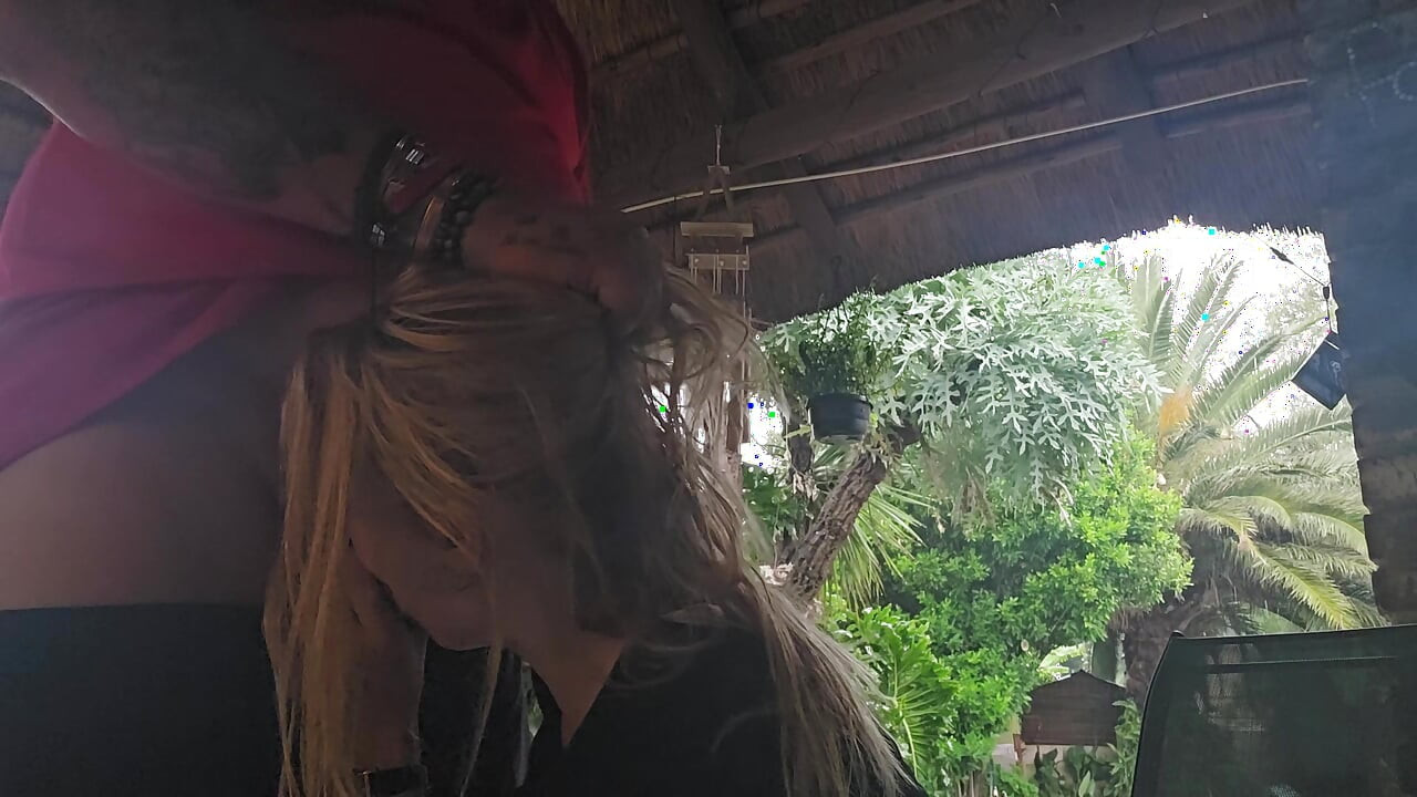 18 Year Old Sucking Cock Outdoor at Holiday Resort