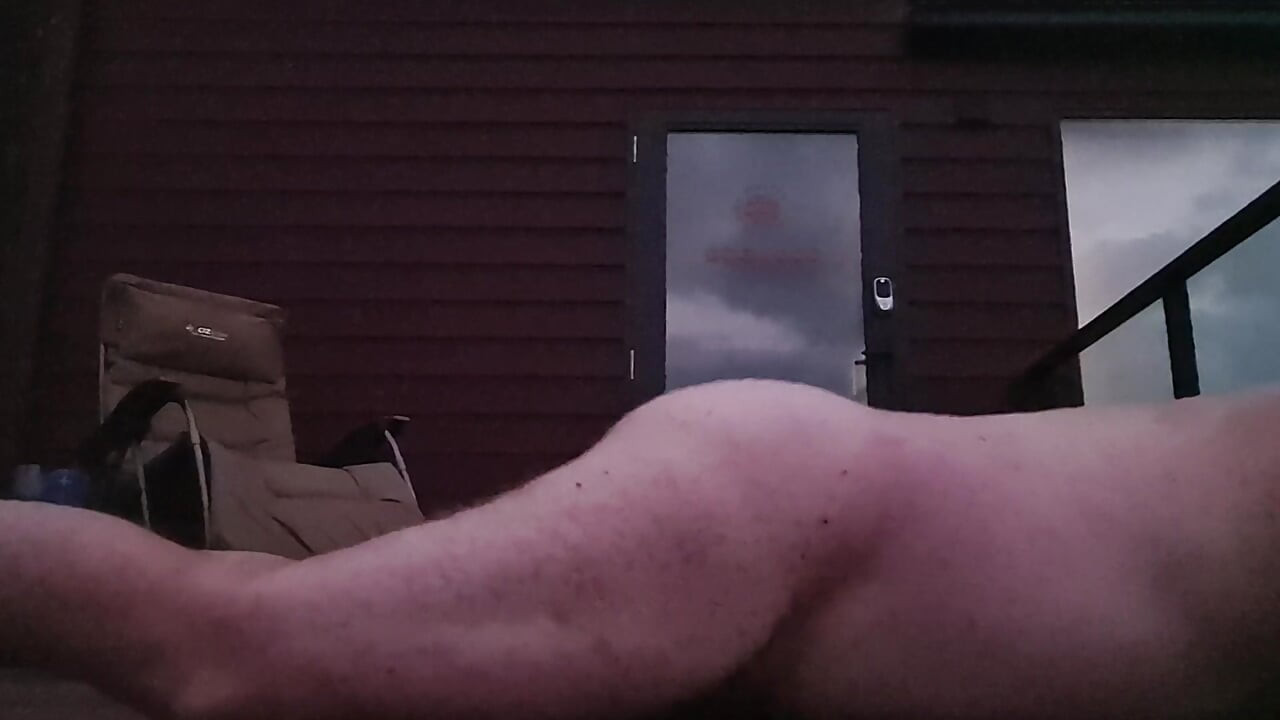 Fun on a deck in the country