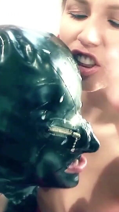 Emotional moment from "Extremely Painful Anal Sex for Sabrina and Slavegirl in 3Some"