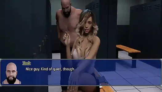 Офисная жена No22 - Stacy соблазнял Зака, а позже Саймон играл с киской Stacy