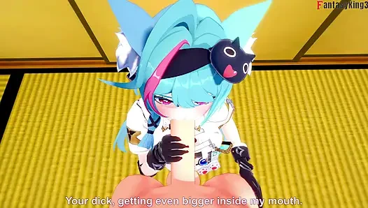 Mint kommt zu mir nach hause, um sex zu haben - NTE (Neverness to everness)