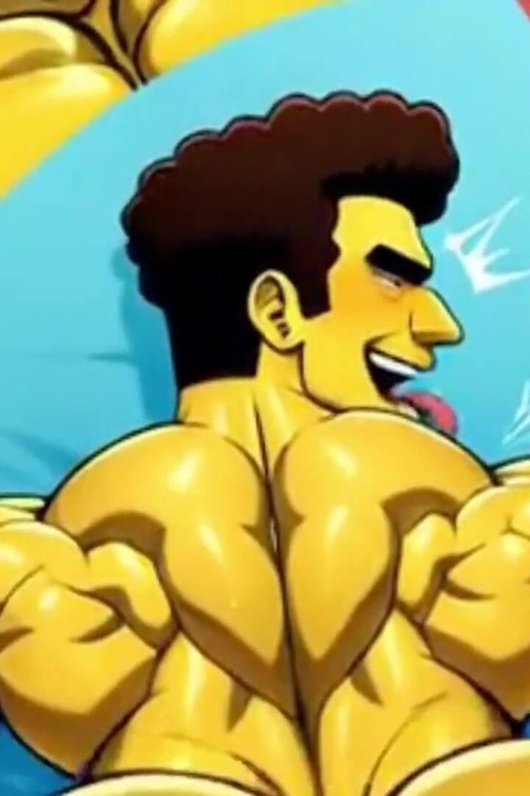 Compilation of Gay Anal Sex in a Simpsons Cartoon Style
