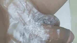 Shaving And Mastubating My Cock Im So Horny