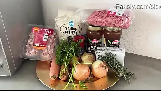 Selbstgedrehter fleischpie