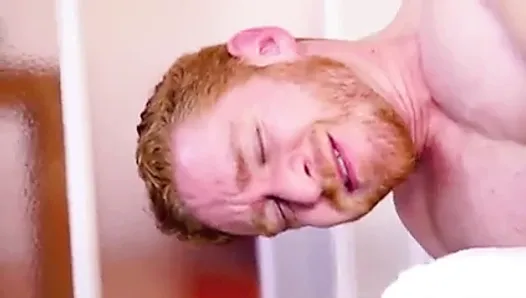 Ginger guy loves being fucked