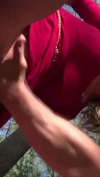 Epic moment from "BLONDE GIRL FUCK AND FACIAL OUTDOOR BY STRANGER AND GF FILM"