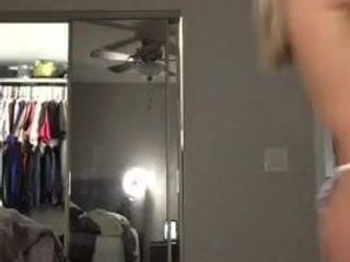 Blonde bares all on live stream
